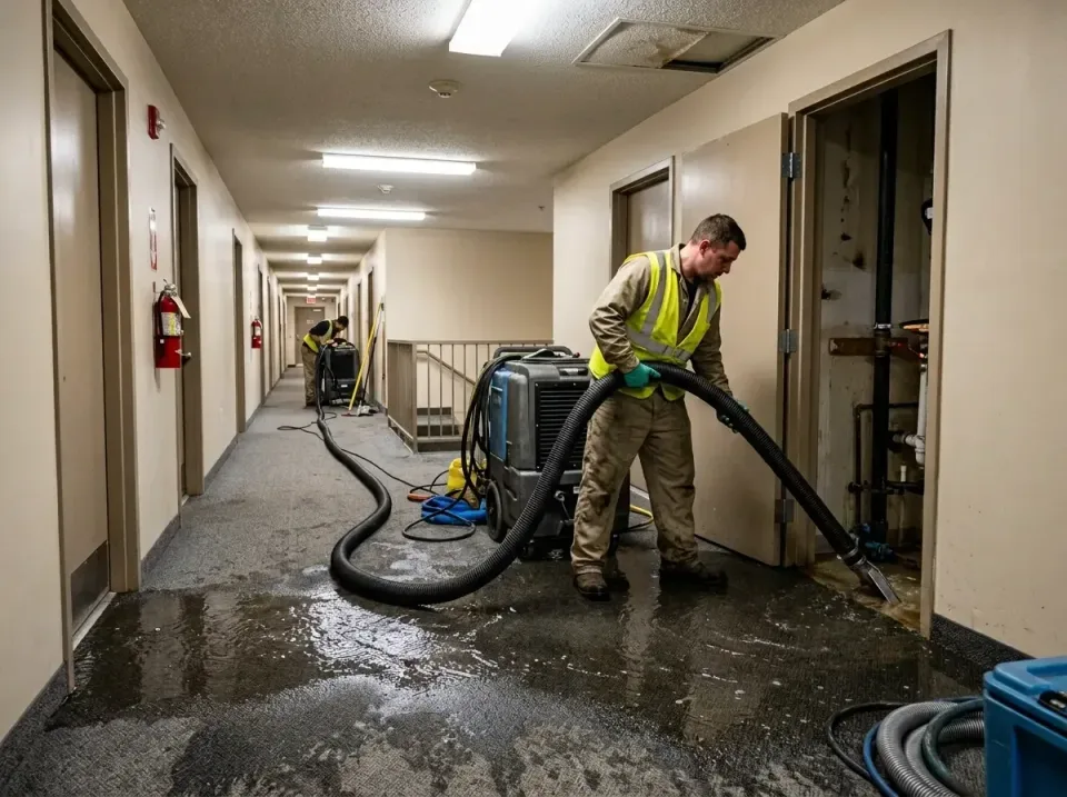multi-unit-apartment-hallway-f-005 — frequently asked questions, Emergency Burst Pipe Water Extraction & Removal in Winona L…